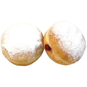 Auchan Donut with Cherry Filling 70g 2pcs - buy, prices for Auchan - photo 1
