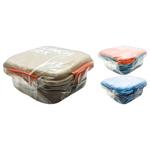 Lunch Box Plastic with Clasp 950ml