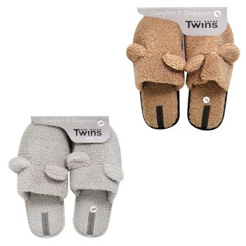 Twins Teddi Indoor Men's Slippers s.40-45 in Assortment - buy, prices for NOVUS - photo 1