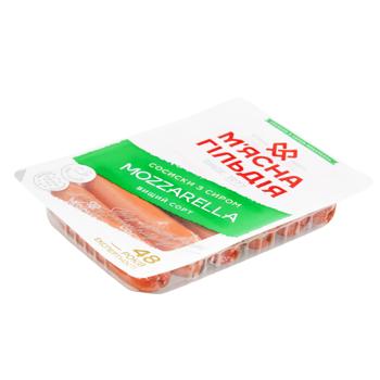 Сосиски М'ясна Гільдія З сиром Mozzarella вищий сорт 285г - купити, ціни на - фото 2