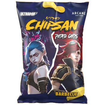 Чипси картопляні Ultra Pop Arcane зі смаком барбекю 110г - купити, ціни на КОСМОС - фото 1