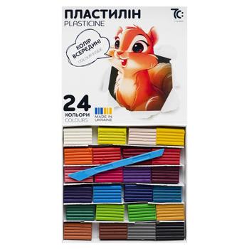 Gamma Plasticine 24 colors 8g