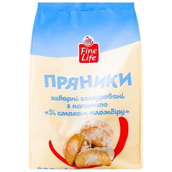 Fine Life Gingerbread with Plombir Ice Cream Flavor 300g
