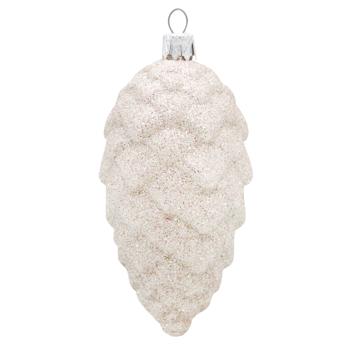 Champagne Shine Plastic Cone Decoration 110mm - buy, prices for MegaMarket - photo 1