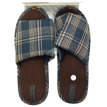 Twins 12460 Brown Men's Slippers s.44/45 - buy, prices for Vostorg - photo 1