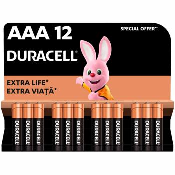 Duracell AAA Alkaline Batteries 12pcs - buy, prices for Auchan - photo 1