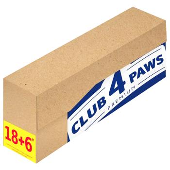 Club 4 Paws Premium Small Breeds Adult набір вологого корму для собак 18+6 шт х 100 г - качка - купити, ціни на MasterZoo - фото 1