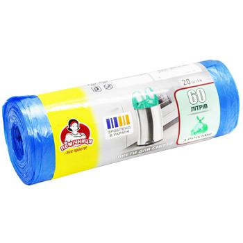 Pomichnytsya Trash Bag with Handles 60l 20pcs in assortment - buy, prices for - photo 3