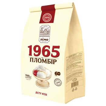 Морозиво Лімо Пломбір 1965 в паперовому пакеті 700г
