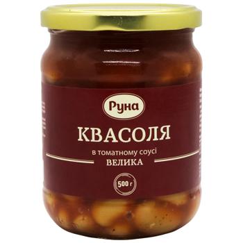 Runa Beans in Tomato Sauce 500g - buy, prices for EKO Market - photo 1