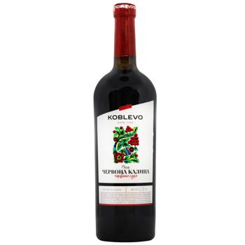 Koblevo My Red Viburnum Red Dry Wine 9.5-13% 0.75l - buy, prices for Ideal - photo 1