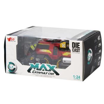 Cars S Combat Vehicle with Catapult and Guns 3in1 Pull-Back Toy 1:24 in Assortment