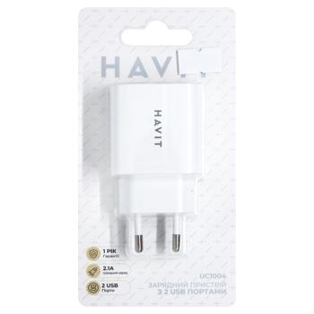 Зарядний пристрій Havit HV-UC1004 2USB - купить, цены на КОСМОС - фото 1