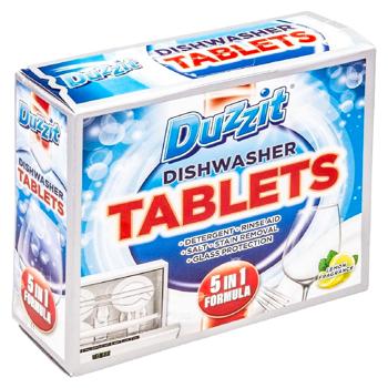 Таблетки Duzzit 5в1 д/посудомийної машини Лимон 12шт - купить, цены на Grono - фото 1