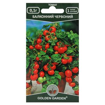 Насіння Golden Garden Томат Балконний червоний 0,1г