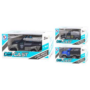 Іграшка ЮС Машинка поліцейська техніка 1:64 - купити, ціни на Таврія В - фото 1