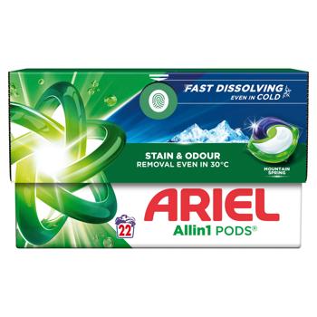 Ariel Allin1 Pods Mountain Spring Washing Capsules 22pcs - buy, prices for Tavria V - photo 3