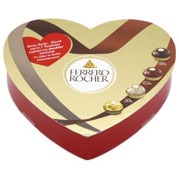 Ferrero Rocher Selection Heart Candies 125g - buy, prices for COSMOS - photo 1