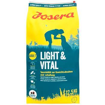 Корм сухой Josera Light & Vital с домашней птицей для собак диетический 12,5кг - купить, цены на MasterZoo - фото 1