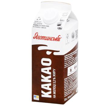 Yagotynske Cocoa Milk Drink 3.2% 750g - buy, prices for Biotus - photo 1