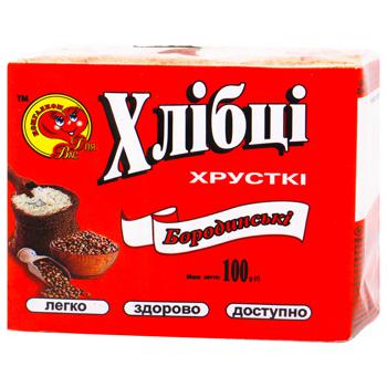 Komgalkom For You Borodinsky Without Yeast and Sugar Rusks 100g - buy, prices for Tavria V - photo 1