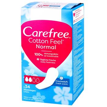 Carefree Cotton Feel Fresh Daily Pads 34pcs
