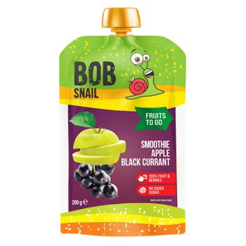 Смузи Bob Snail яблоко-черная смородина 200г - купить, цены на За Раз - фото 1