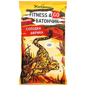 Батончик Кохана Fitness&Go Сладкая Африка Ананас 40г