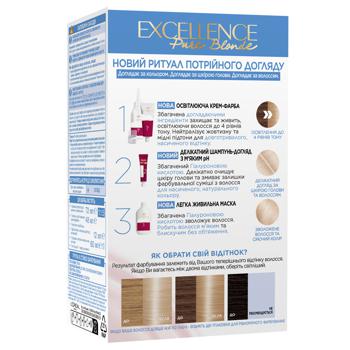 L'Oreal Excellence Creme 01 Cream-hair dye super-lightening natural brown - buy, prices for METRO - photo 2