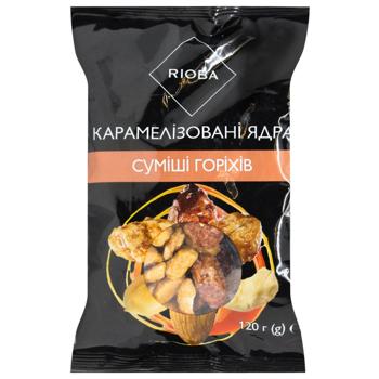 Rioba Nut Mix Caramelized Kernels 120g