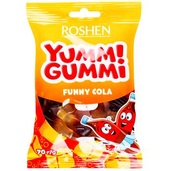 Roshen Yummi Gummi Funny Cola Jelly Candies 70g - buy, prices for Vostorg - photo 1