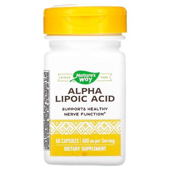 Nature's Way Alpha-Lipoic Acid 600mg 60 capsules