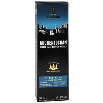 Виски Auchentoshan Three Wood 8 лет 43% 0,7л - купить, цены на КОСМОС - фото 5
