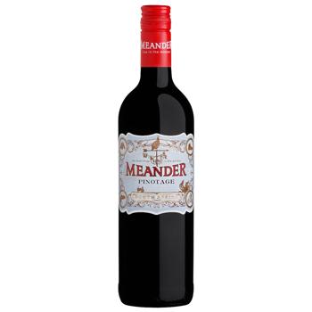 Вино Meander Pinotage красное сухое 15% 0,75л