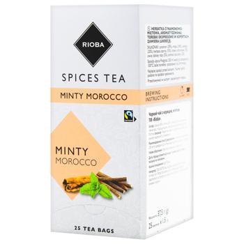 Rioba Minty Morocco Black Tea with Cinnamon and Mint 1.5g*25pcs - buy, prices for METRO - photo 1