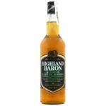 Віскі Highiland Baron Blended Scotch 40% 0,7л