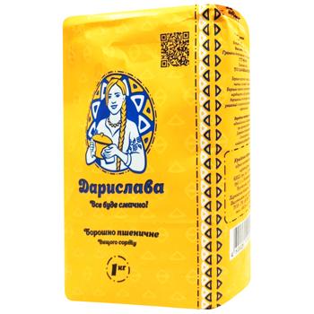 Мука пшеничная Дарислава высший сорт 1кг