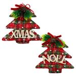 Red Christmas Tree Decoration 14cm 2400-094