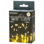 Indoor Garland on Batteries 100 LED 510cm Warm White Color