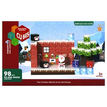 Конструктор My World Рождество Магнитные блоки 98 деталей - купить, цены на NOVUS - фото 3