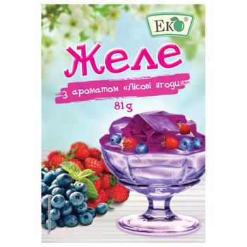 Желе Эко Лесные ягоды 81г