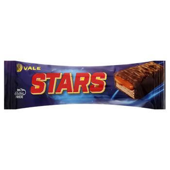 Батончик Vale Stars з нугою та карамеллю в шоколадній глазурі  50г