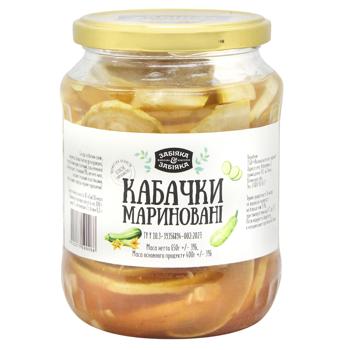 Zabiiaka&Zabiiaka Marinated Zucchini 650g - buy, prices for - photo 1