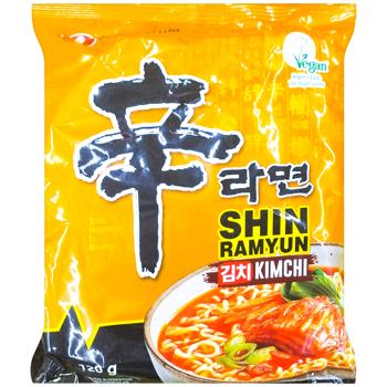 Локшина Nongshim Kimchi Ramyun 120г - купити, ціни на КОСМОС - фото 1