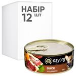 Savory Adult упаковка вологого корму для собак 100 г - качка