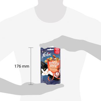 Felix Party Mix Mixed Grill Cat Snack with Chicken, Beef and Salmon 60g - buy, prices for MasterZoo - photo 3