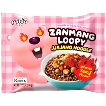 Paldo Zanmang Loopy Spicy Jjajang Noodles 110g