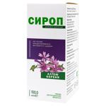 Krasota ta Zdorovya Dietary Supplement Marshmallow Root Syrup with Sugar 100ml