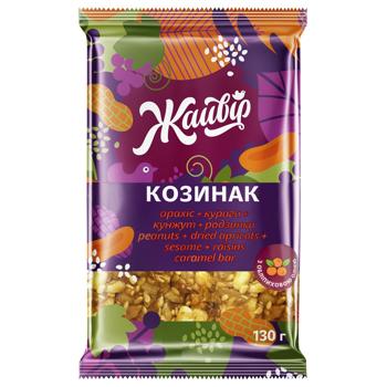 Zhayvir fruit-nuts brittle 130g - buy, prices for COSMOS - photo 1