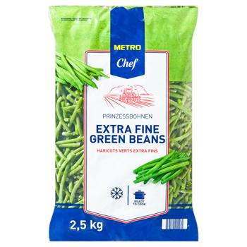 Metro Chef Frozen Extra Fine Green Beans 2.5kg